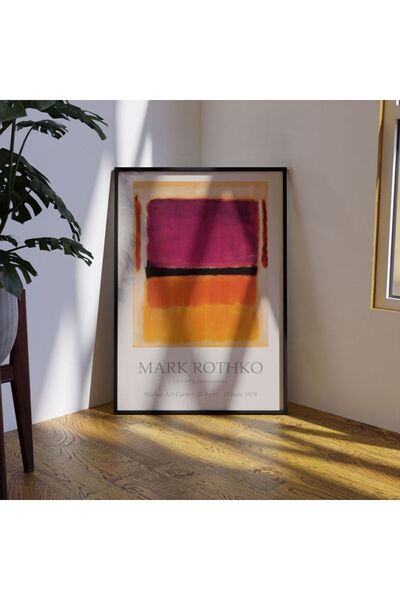 Sweetco Cartel de la Exposición de Mark Rothko Çerçevesiz Poster