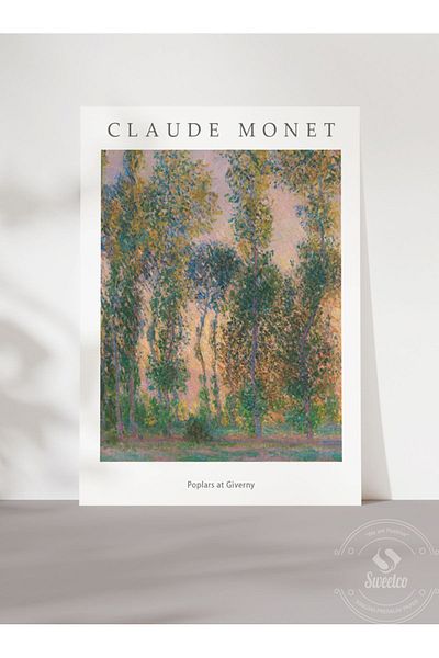 Sweetco Παπαρούνες στο Giverny από τον Claude Monet Αφίσα χωρίς πλαίσιο
