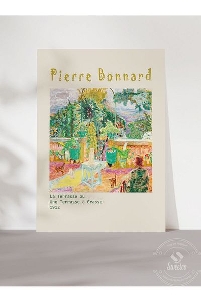 Sweetco La Terrasse από τον Pierre Bonnard Αφίσα χωρίς πλαίσιο |   Αφίσα ζωγράφου τέχνης