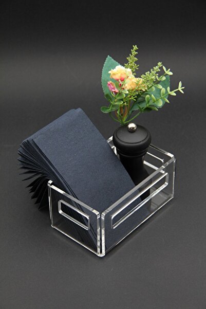 Sogo Şeffaf Akrilik Pleksi Baharatlık Değirmen Tuzluk Ve Karabiberlik 14x8 Cm 3mm