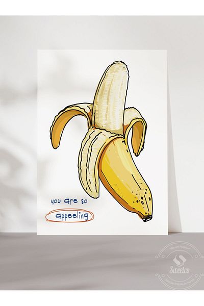Sweetco Αφίσα χωρίς πλαίσιο - You Are so Appeeling Banana Kitchen