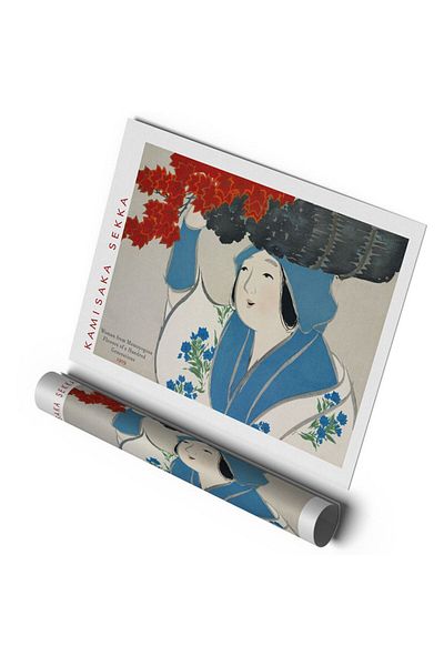 Sweetco Γυναίκα από το Momoyogusa Flowers από τον Kamisaka Sekka Αφίσα χωρίς πλαίσιο