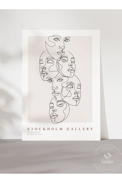 Sweetco Αφίσα Stockholm Gallery No1 χωρίς πλαίσιο