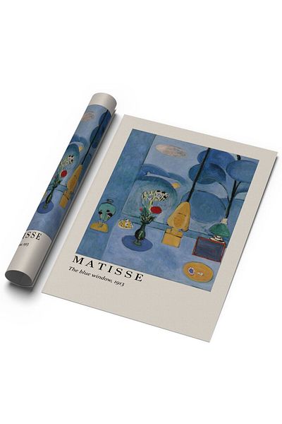 Sweetco Το μπλε παράθυρο του Henri Matisse χωρίς πλαίσιο αφίσα
