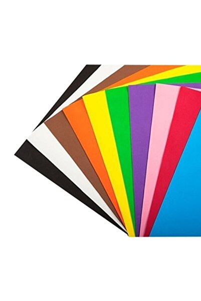 HOBBYRONS Fon Kartonu 35x50 Karışık 10 Renk