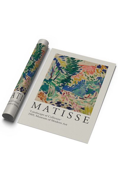 Sweetco Αφίσα Henri Matisse Τοπίο χωρίς Κάδρο στο Collioure