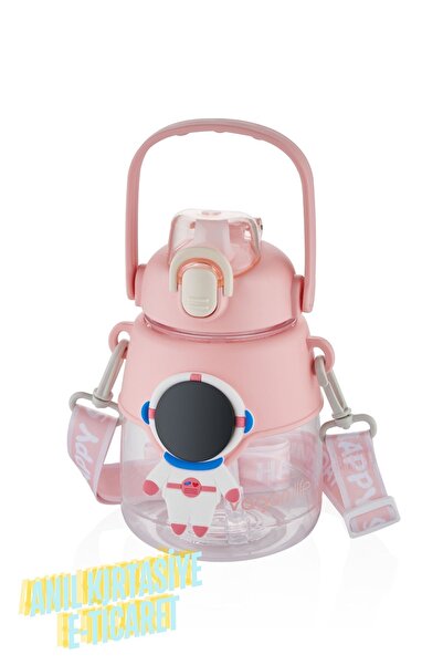 Vagonlife 1250 ml Space Themed Polycarbonate Water Bottle with Hanger and Handle