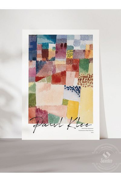 Sweetco Μοτίφ από το Hammamet από τον Paul Klee Αφίσα χωρίς πλαίσιο