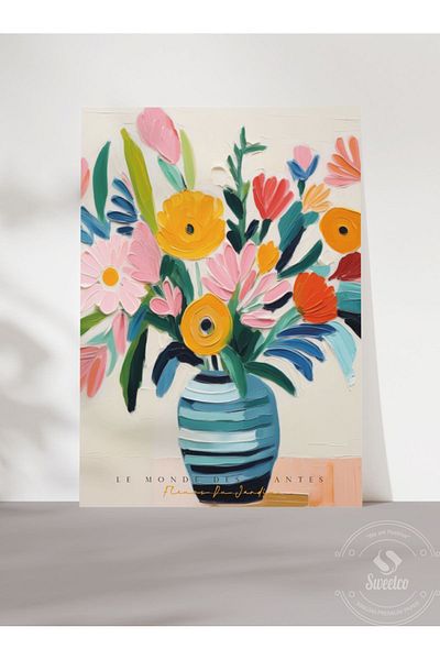 Sweetco Αφίσα χωρίς πλαίσιο Plantes No4 |   Φυτά Μποτανική Αφίσα