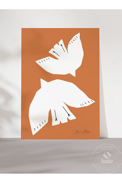 Sweetco Αφίσα Henri Matisse Orange Pigeon χωρίς πλαίσιο