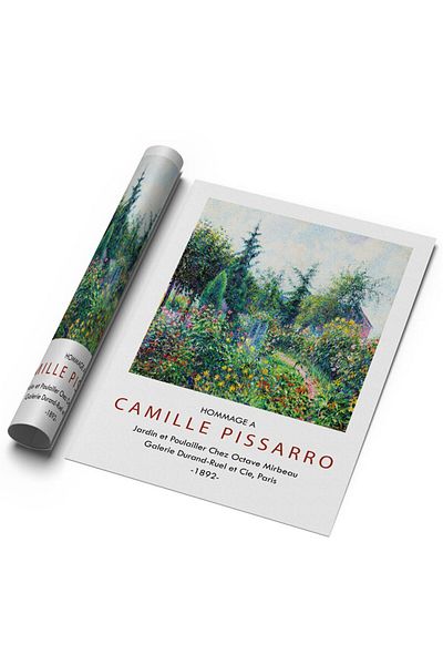 Sweetco Jardin et Poulailler από την Camille Pissarro Αφίσα χωρίς πλαίσιο |   Αφίσα ζωγράφου τέχνης