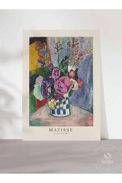 Sweetco Αφίσα Henri Matisse Les Pivoines χωρίς πλαίσιο