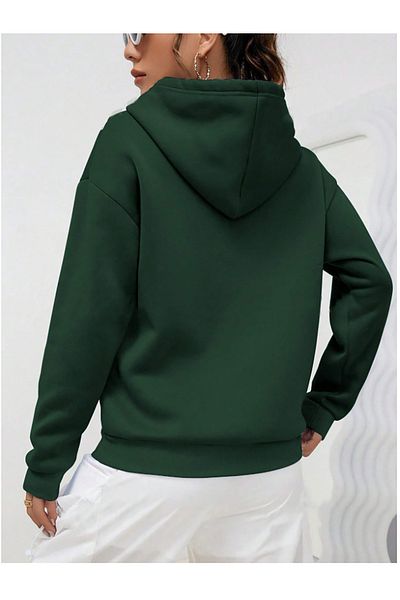 qavnas Πλεκτό φούτερ Unisex με μοτίβο πράσινου πιγκουίνου - 2ip Raster