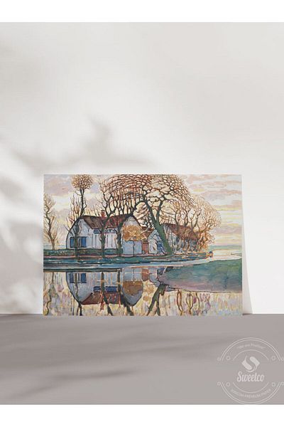 Sweetco Piet Mondrian 1916 Farm Near Duivendrecht - Αφίσα τέχνης χωρίς πλαίσιο