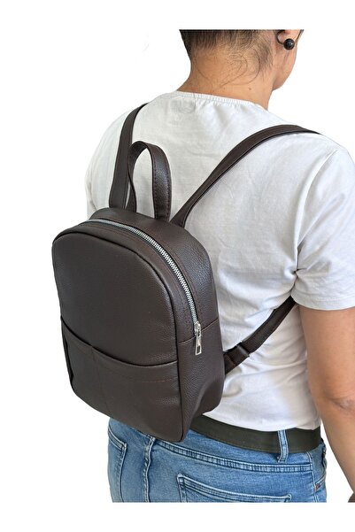 Vip Home Concept Mini rucsac pentru femei - piele maro artificială, genți Vip...