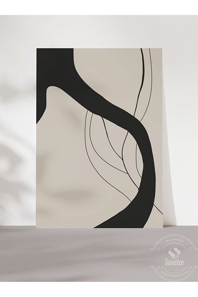Sweetco Αφηρημένη σειρά γραμμών No1 Αφίσα χωρίς πλαίσιο |   Αφίσα σειράς Abstract Lines No1