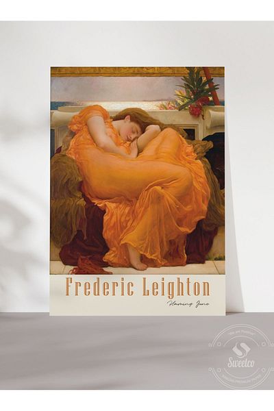 Sweetco Flaming June από τον Frederic Leightoy Αφίσα χωρίς πλαίσιο |   Αφίσα ζωγράφου τέχνης