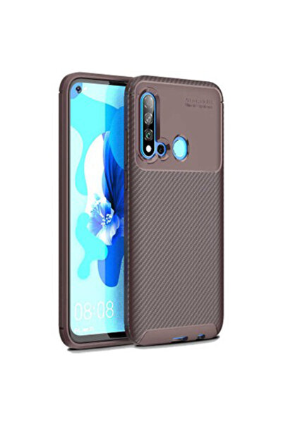 Case 4U Huawei P20 Lite Kılıf Rugged Armor Karbon Uzun Ömürlü Negro Kılıf Kah...