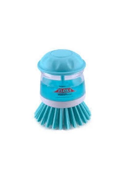 MCEM STORE Royaleks F-389 Dish Brush with Detergent Chamber