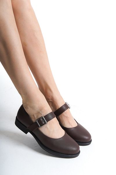 Diardi Brown Low Heeled Women's Loafers - Casual