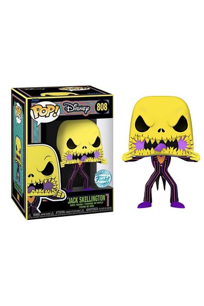 Funko Pop Disney: the Nightmare before Christmas - Jack Skellington Blacklight Special Edition No:80
