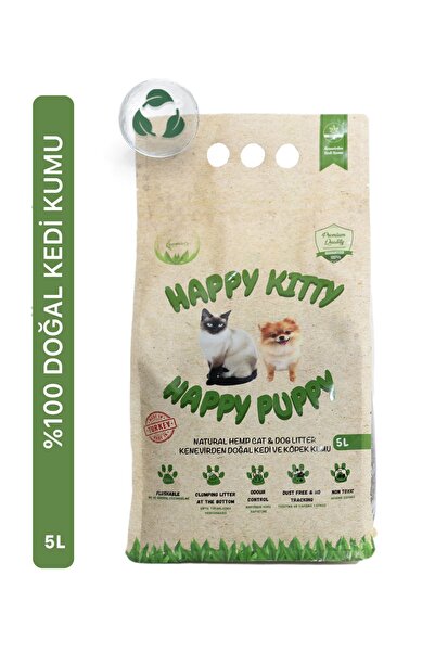 happy kitty Kenevir Kedi Kumu 5L
