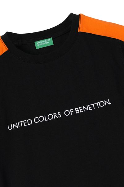 Benetton Boy's T-shirt - Black