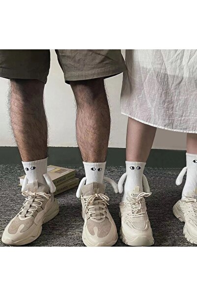 Çorap Kurdu 1 чифт чорапи за тенис, държащи се за ръце с магнити