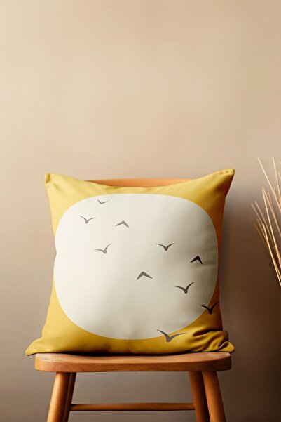 Arancione Co غطاء وسادة رمي حديث Ds2