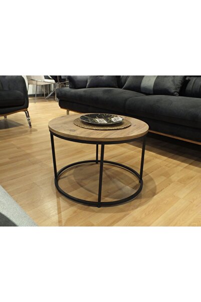 Ata Lüx Orta Sehpa Dekoratif Mobilya Yuvarlak Sehpa