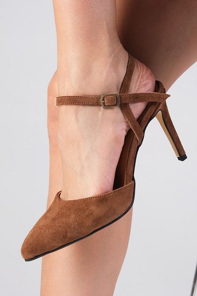 Mio Gusto Damskie buty na obcasie Lucia w oryginalnym zamszowym kolorze