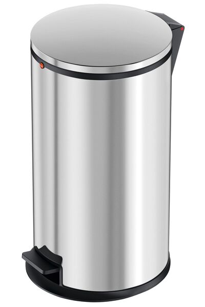 Hailo Pure L Paslanmaz Çelik Pedallı Çöp Kutusu Metalik Gri