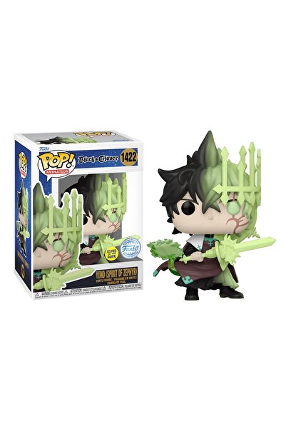 Funko Pop Black Clover - Yuno Spirit Of Zephyr Glows İn The Dark Pc Previews