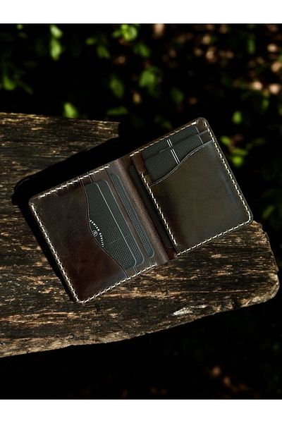Kalkan deri Ръчна изработка от естествена кожа - дизайн на портфейла