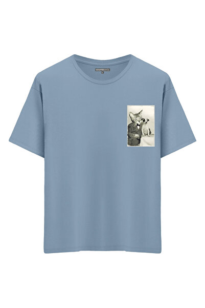 Mounte Bianca Unisex Gospodin Mir - Oversize kroj T-shirt