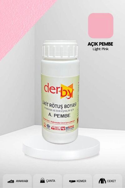 Derby Deri Eşyalar Için Örtücü Yoğun Rötuş Boyası 100 ml - Kartela Renkleri