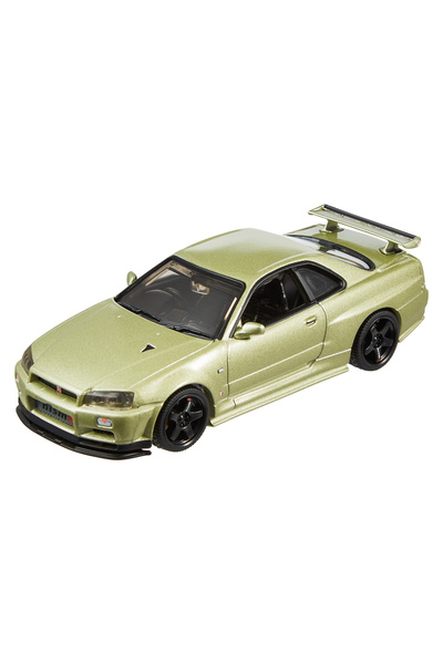 HOT WHEELS Premium Nissan Skyline GT-R BNR34 V Spec Nur with NISMO Parts Yeşi...