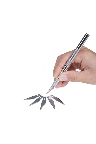 ipekbazaar Kretuar Bıçağı & 5 Adet Yedek Bıçak,