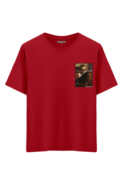 Mounte Bianca Unisex Signor Societa - Oversize kroj T-shirt