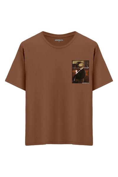 Mounte Bianca Unisex Signor Societa - Oversize kroj T-shirt