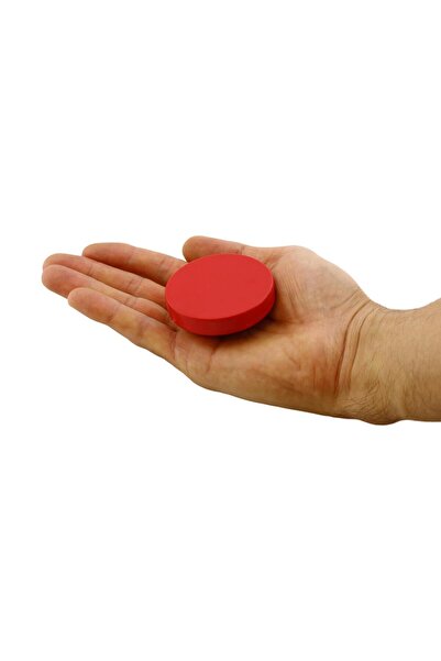 Badem10 Rotund din plastic 5 buc. Culoare roșu simplu Mobilier de cameră Sertar de bucătărie Mâner dulap dulap