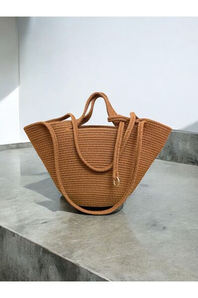 ATELIER Straw Hand and Arm Bag for Daily Use