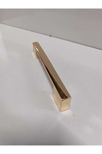 fds Metal Square Gold Furniture Handle Product Double Size 96mm and 128mm