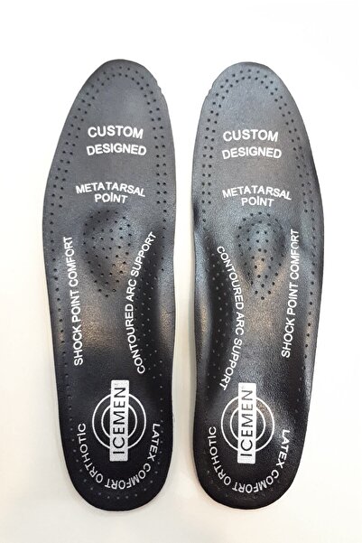 Icemen TOPUK DİKENİ ETKİLİ DERİ ANATOMİK TABANLIK