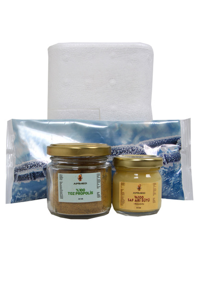 APİMED بروبوليس من حليب الثلج والمسحوق - 40 جرام