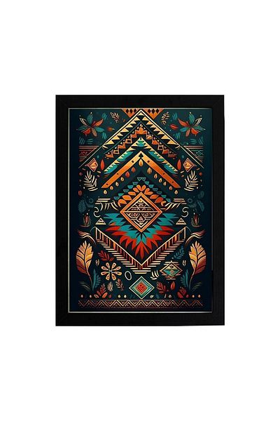KAYNOCK Плакат/табела с африкански етнически дизайн D16