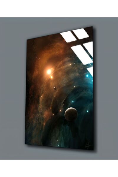 Harikabirev HARİKABİREV | TABLA SPAȚIALĂ DE STICLA INRĂZĂTĂ (TEMPERĂTĂ) 02 | ...