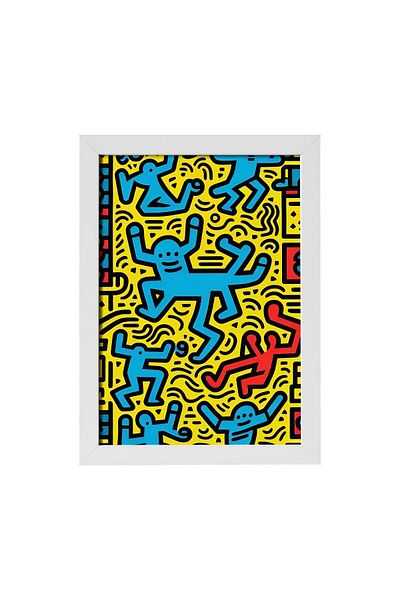 KAYNOCK Επιτραπέζια αφίσα Keith Haring Style Minimal D23