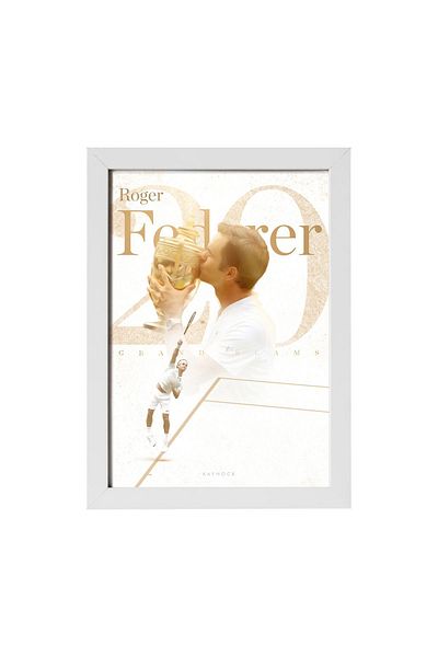 KAYNOCK Roger Federer 20, pictură poster tenis