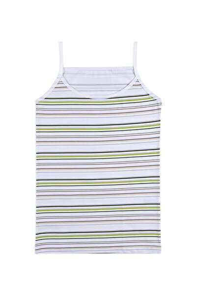 koza iç giyim Girl's 3-Piece Avocado Patterned Tank Top